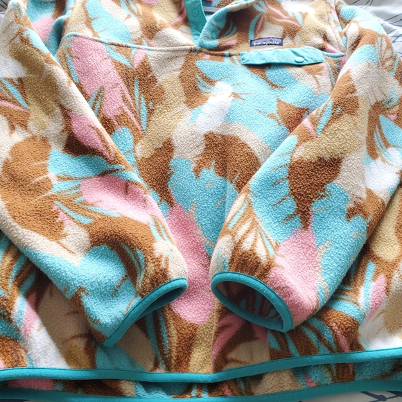 Patagonia Synchilla Snap T Fleece Feather Dance - Picture 6 of 12